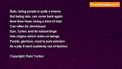 Rani Turton - Purple Passion
