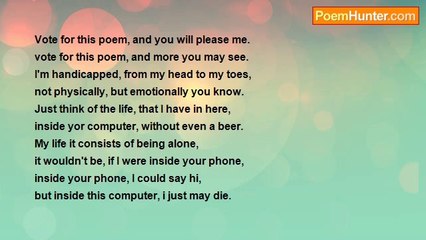 Ima Fullofit - VOTE FOR THIS POEM