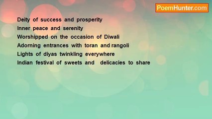 Jyoti Sunit Chaudhary - Acrostic: Diwali