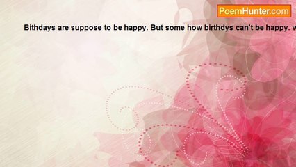 Susie Sunshine - Birthdys are suppose to be Happy