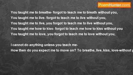 Isunge Mwangase - You forgot to teach me