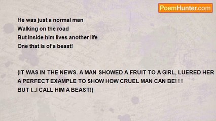 sania harris - MAN - THE BEAST!