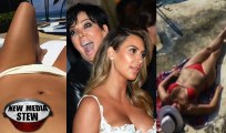 KIM KARDASHIAN Bikini Battles Mama KRIS JENNER in Sexy Instagram Duel