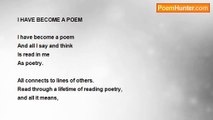 Shalom Freedman - I Have Become A Poem