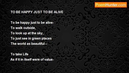 Shalom Freedman - To Be Happy Just To Be Alive