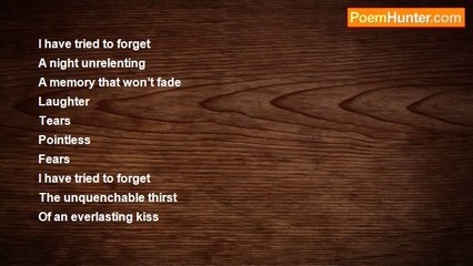 C.R. Ebowski - .Tried To Forget