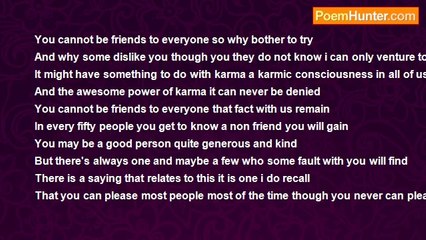 Francis Duggan - You Cannot Be Friends To Everyone