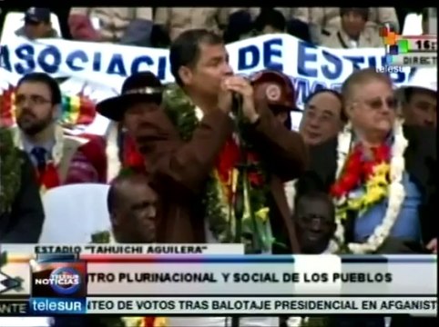 Mandatarios latinoamericanos se reunieron con movimientos sociales