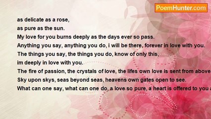 Darlene Belcher - A purest, enriched love.