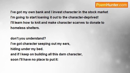 gina prettybrowneyes - A Declaration of Character