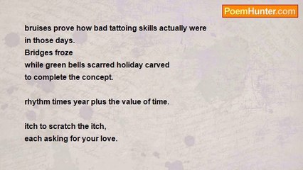 Aaron Eliad - [bruises prove how bad tattoing skills actually were]