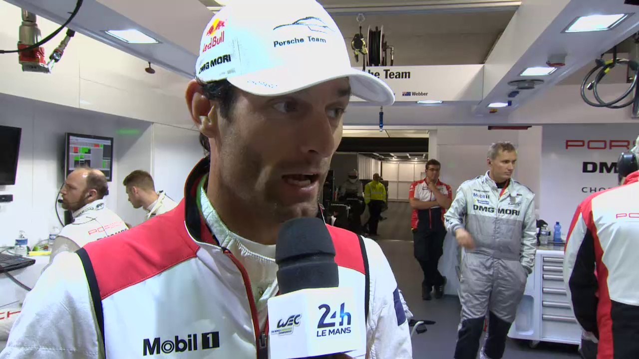 24 Heures du Mans 2014 - Interview de Markl WEBBER