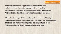 Francis Duggan - The Last Bard Of South Gippsland
