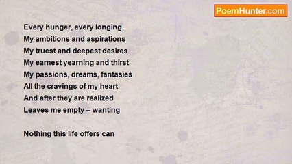 Oyekake Satty Joshua - Passion Unfulfilled