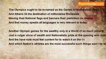 Francis Duggan - Another Olympic Games For The Wealthy Only