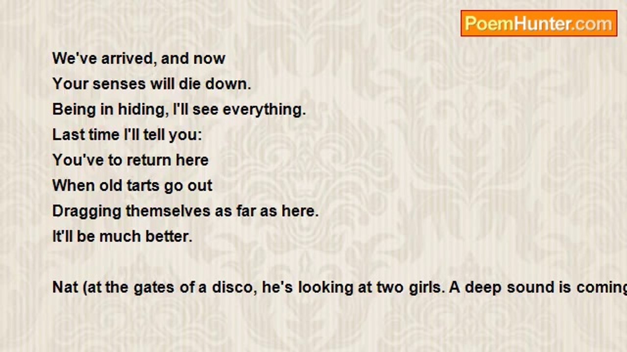 Paolo Giuseppe Mazzarello - Nathaniel - Sonja Doesn't Live here Anymore