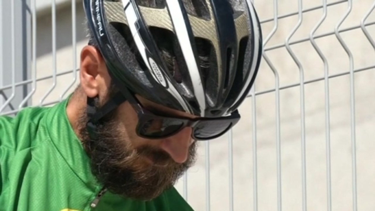 Fan saddles up for World Cup