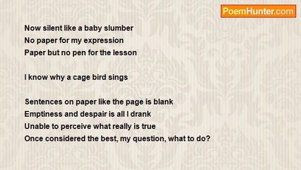 Reginald Francois - I Know Why A Cage Bird Sings