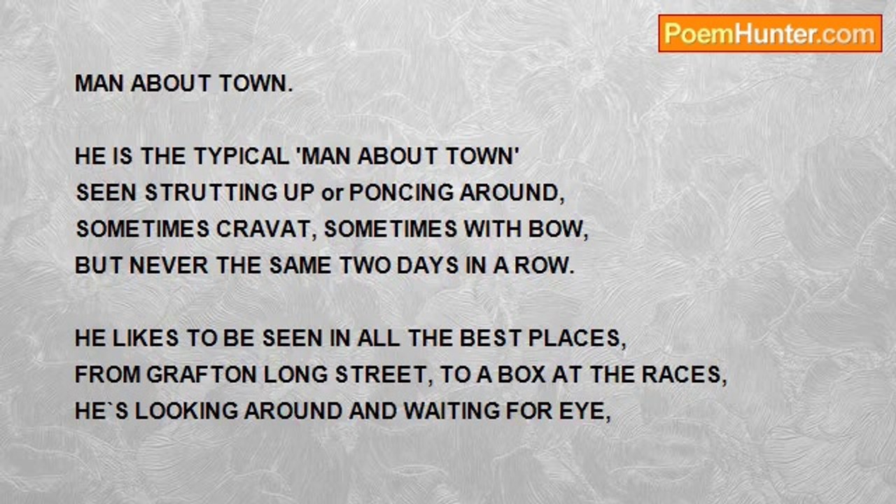 Barney Ballabay - Man About Town.