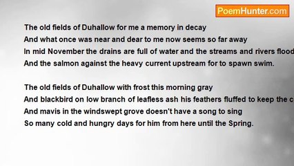 Francis Duggan - The Old Fields Of Duhallow