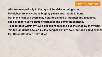 Broken Rhythm - Sadness