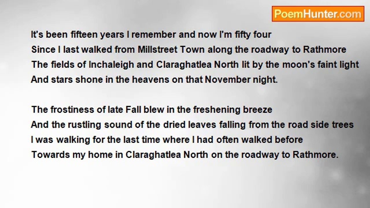 Francis Duggan - Written In October 2001