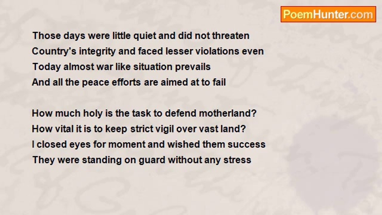 hasmukh amathalal - Guards At Border
