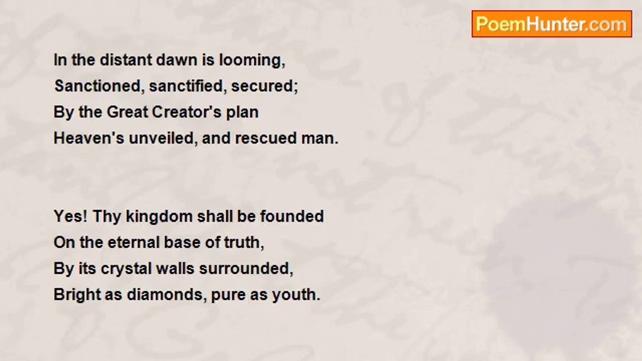 John Bowring - Thy Kingdom Come