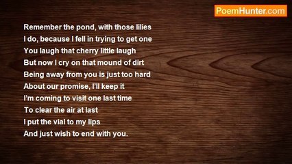 Some One in Pain ... - I just wish