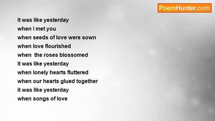 sherif monem - It Was Like Yesterday