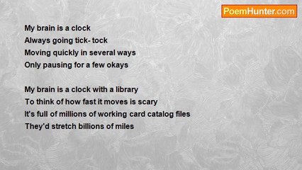 Candace Johnson - My Brain is a clock with a Library