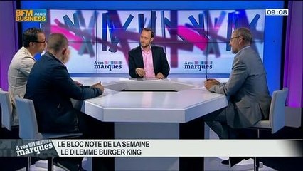 Le dilemne de Burgerking: Anthony Babkine, Frank Tapiro et Benoît Tranzer, dans A vos marques - 15/06 1/3