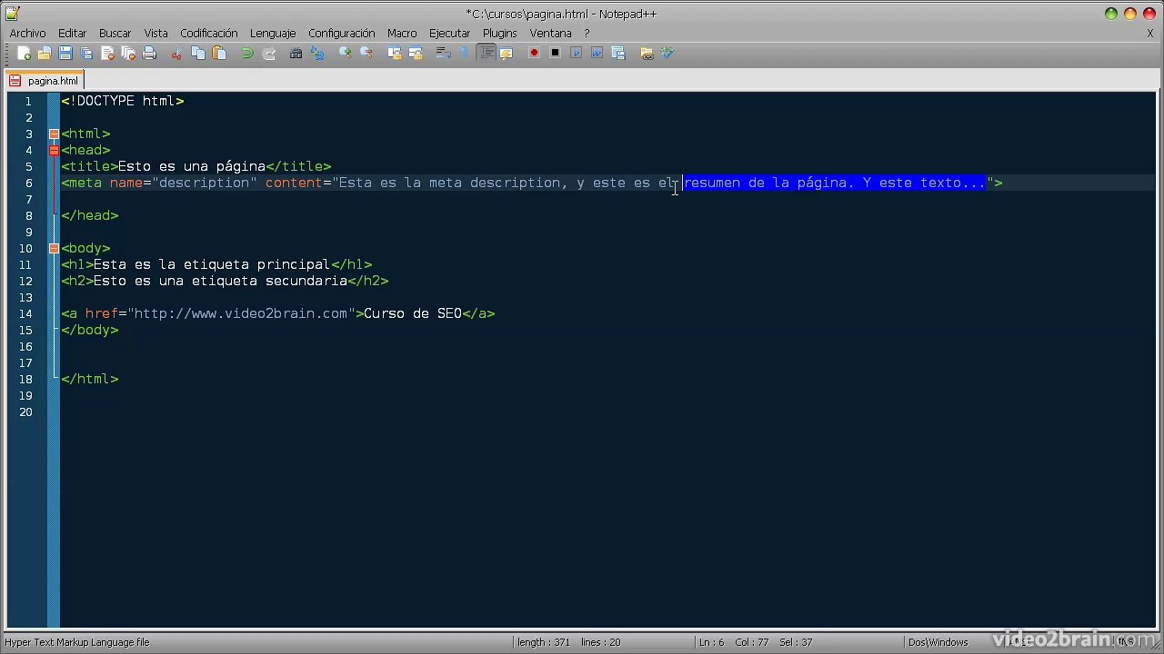 [Tutorial] Meta description (2.3)