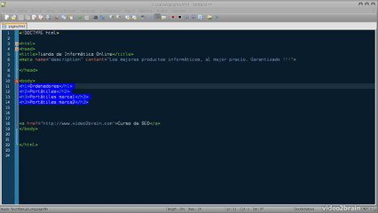 [Tutorial] Etiquetas h1 Cabeceras (2.5)