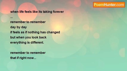 shivani kumar - remember to remember
