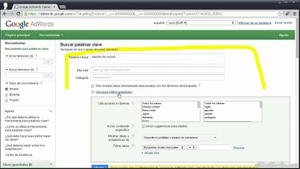[Tutorial] Google keyword tool (3.2)