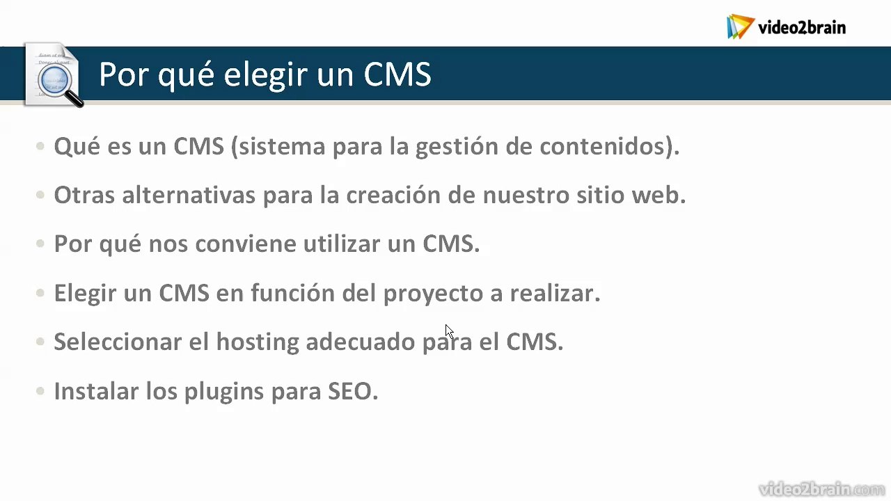 [Tutorial] Por que elegir un CMS (4.2)