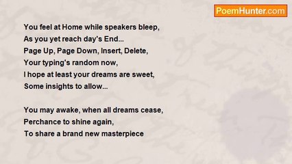 Denis Martindale - Poem For The Lazy Poet