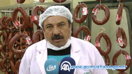 Gümüşhane'nin İlk Sucuk ve Kavurma Fabrikası Açıldı