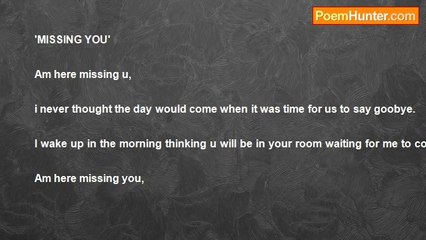 Marisela Cano - ''missing you''