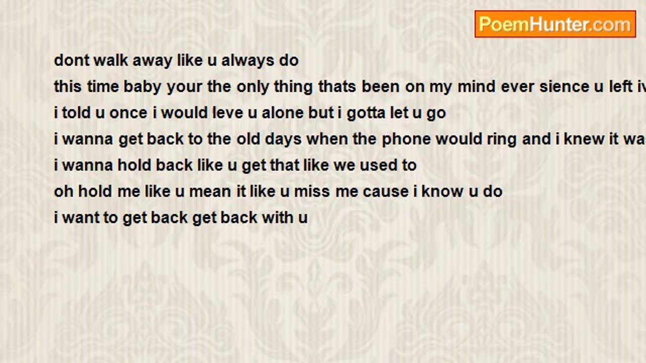lynsey nolan - get back with u