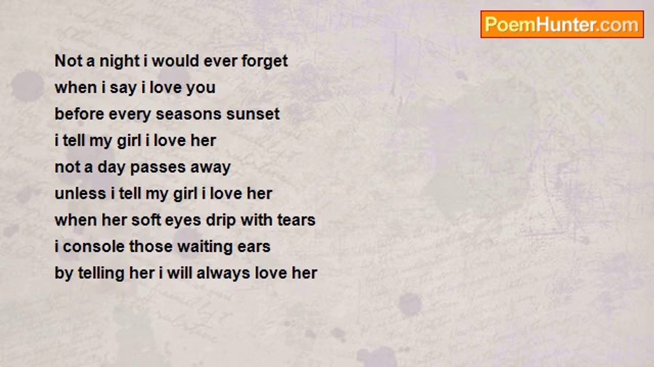 Allen Steble - What she should hear everyday