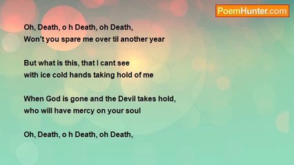 kaitlin skelding - O death