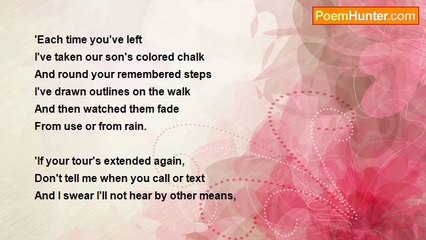 William L Roberts - Each time you've left