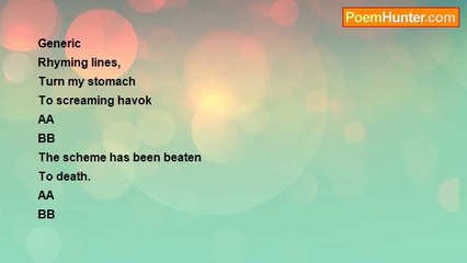 Taylor Seaton - AA BB Poetry
