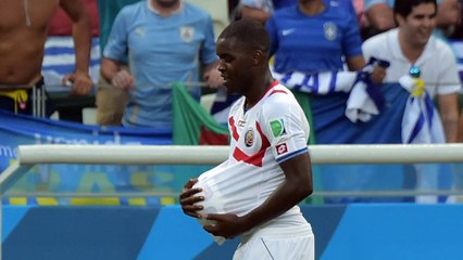 Groupe D - Le Costa Rica célèbre une victoire historique