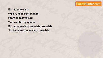 YALL ALREADY KNOW - One Wish