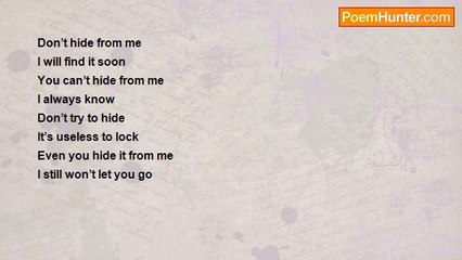 maria sudibyo - Hide and Seek