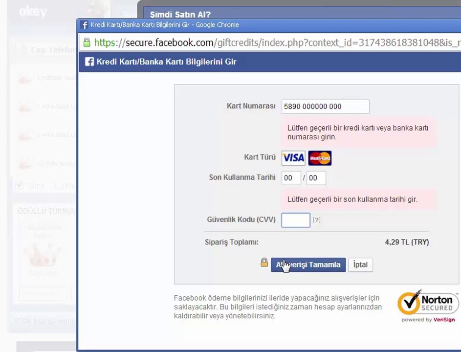 Facebook okeyde gold üye nasıl olunur