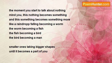 RIC S. BASTASA - when you start to talk about nothing